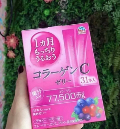 Коллаген с витамином С в форме желе (31 стик -31 день ) Earth Collagen C Jelly (31 стик)