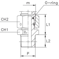 Штуцер FNС DL15 NPT1/2"