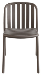 Стул пластиковый Papatya Galata-S, тортора