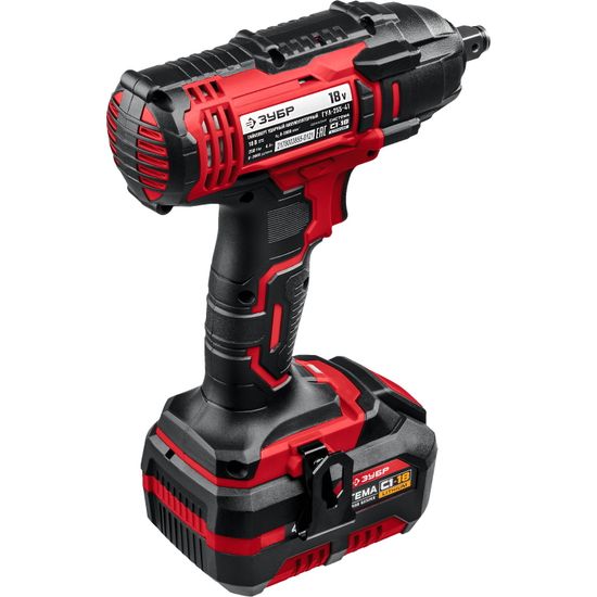 Аккумуляторный гайковерт "ЗУБР" ГУЛ-255-41