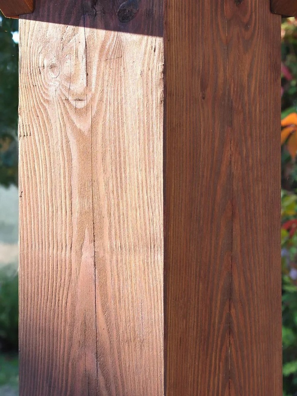 Беседка садовая для дачи, 413х313х324, из массива сосны, с крышей, венге