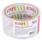 Клейкая лента упаковочная 48ммx40м, прозрачная CLASSIC(STAFF)