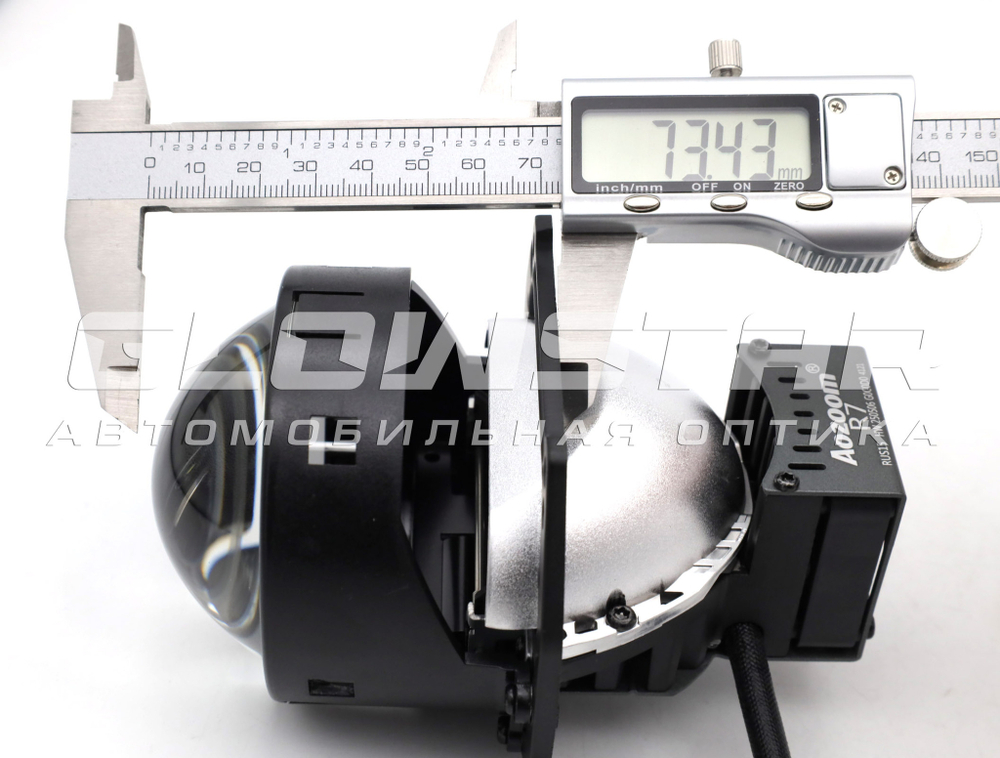 Билед модули Aozoom R7 2025 3.0 дюйма, 2 чипа, 5500K, 12V, 53W/61W, крепление 3R (комплект, 2шт)