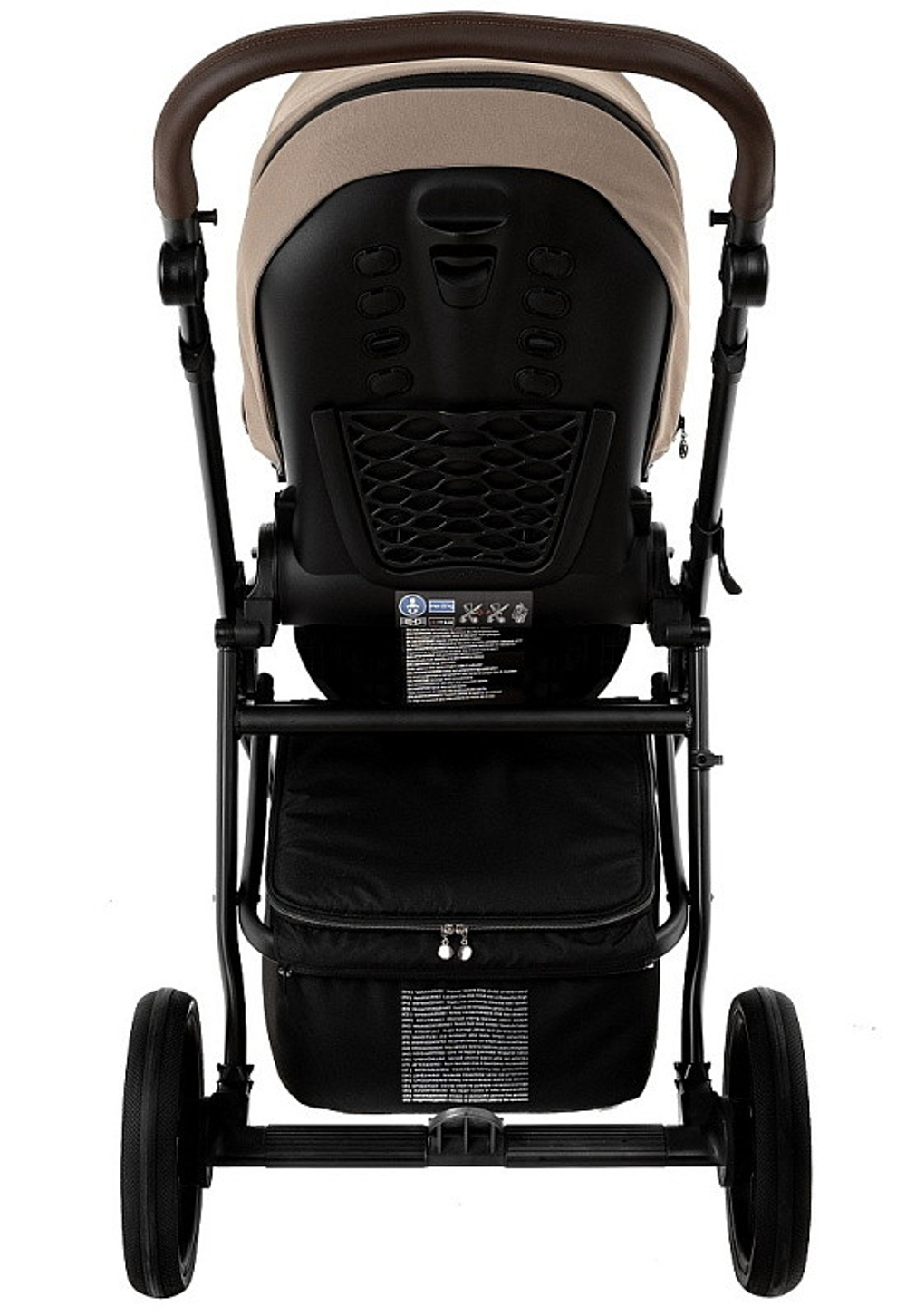 Детская коляска Roan Esso 3 в 1 с автокреслом Pituso Baesa Pro Black,Beige Canopy ESS110/1 Hazel/Black
