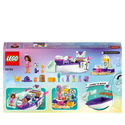 LEGO Кошачий домик Габи — Корабль и спа Габи и Кота-русалки 10786