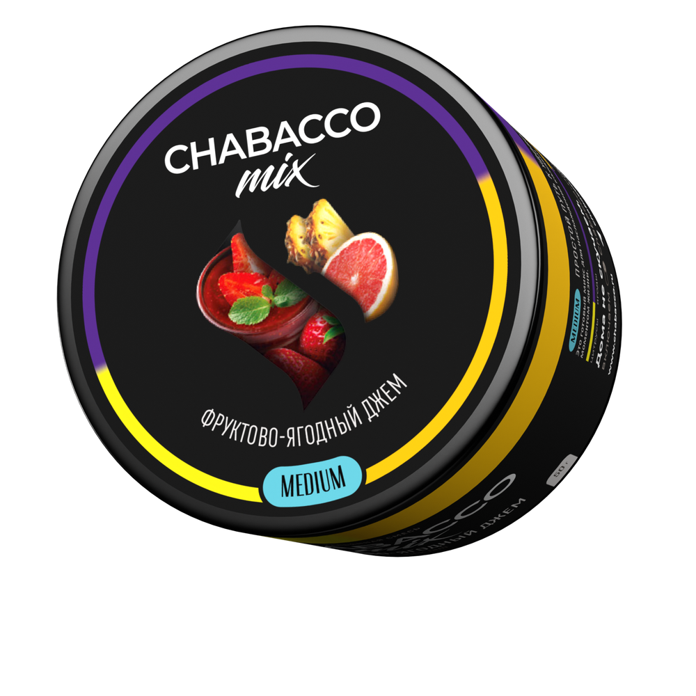 М. Кальянная смесь Chabacco Mix Pink jam (Фруктово-ягодный джем) 50г