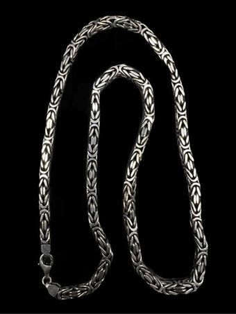 Лисий хвост с чернением 5мм (готовая)