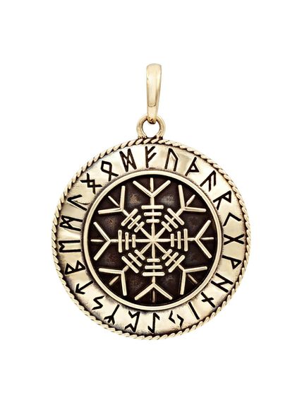 Купите амулет Агисхьяльм из бронзы с доставкой от интернет-магазина.