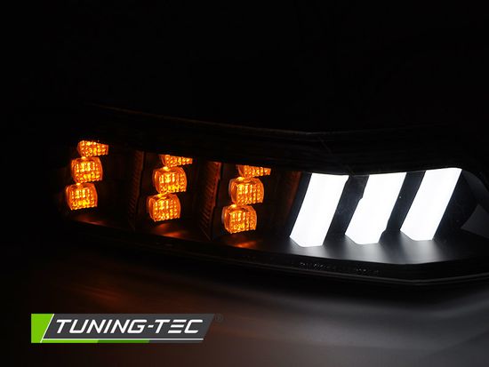 Динамические указатели поворота BLACK LED SEQ для FORD MUSTANG 15-17