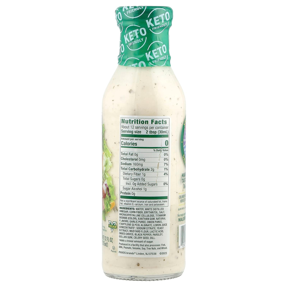 Walden Farms, Соус Ранч, 12 жидких унций (355 мл)