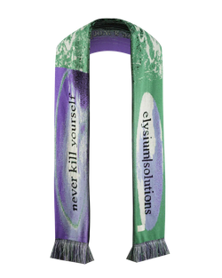 NKYS violet scarf