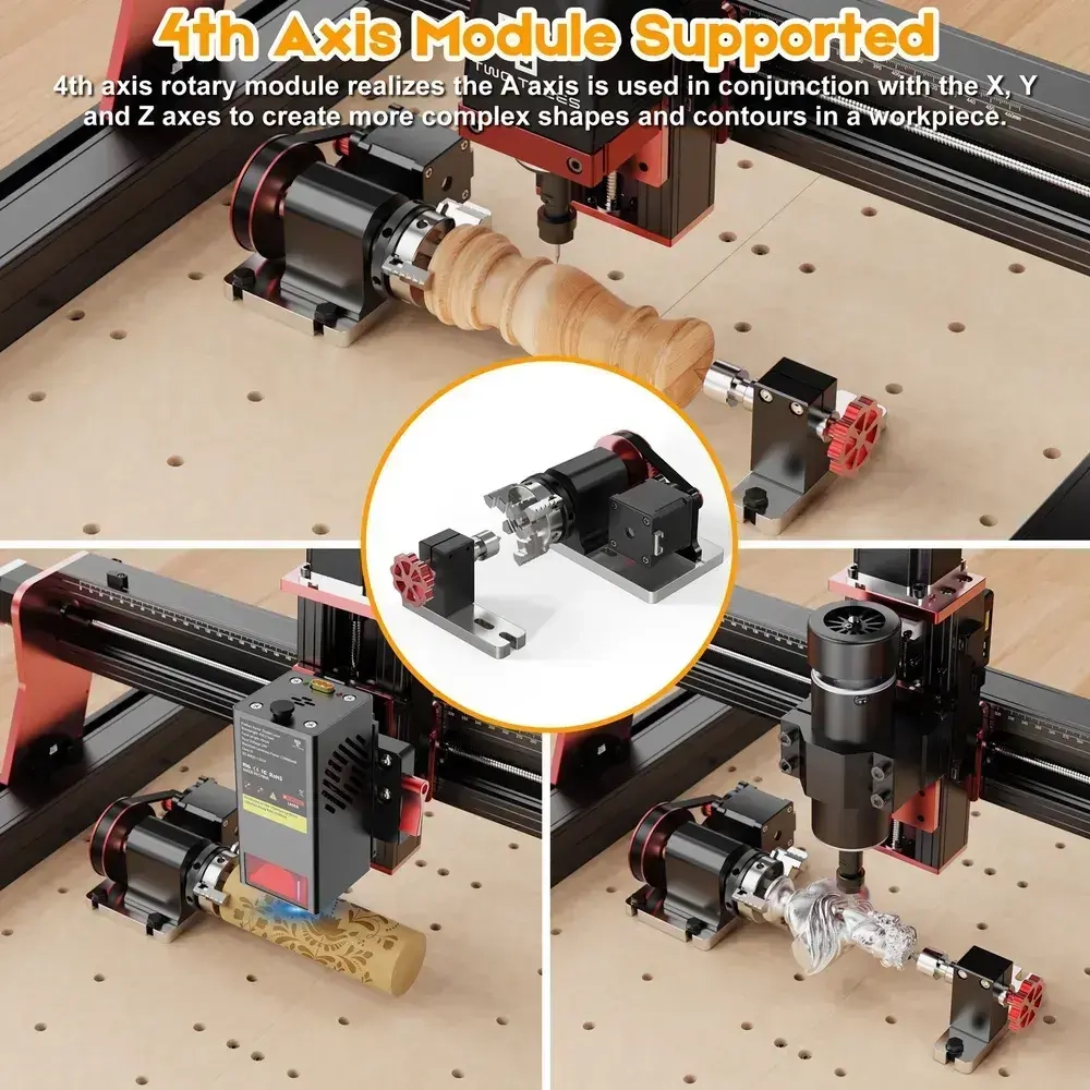Twotrees фрезер по дереву TTC450 Pro Фрезерный станок с ЧПУ 3-осевой станок с ЧПУ СДЕЛАЙ САМ Лазерный гравер