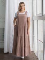 Сарафан 1251 серый Novita (Акция)