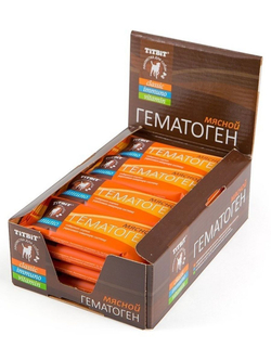 Лакомство TiTBiT для собак Гематоген мясной classic, 16 упаковок