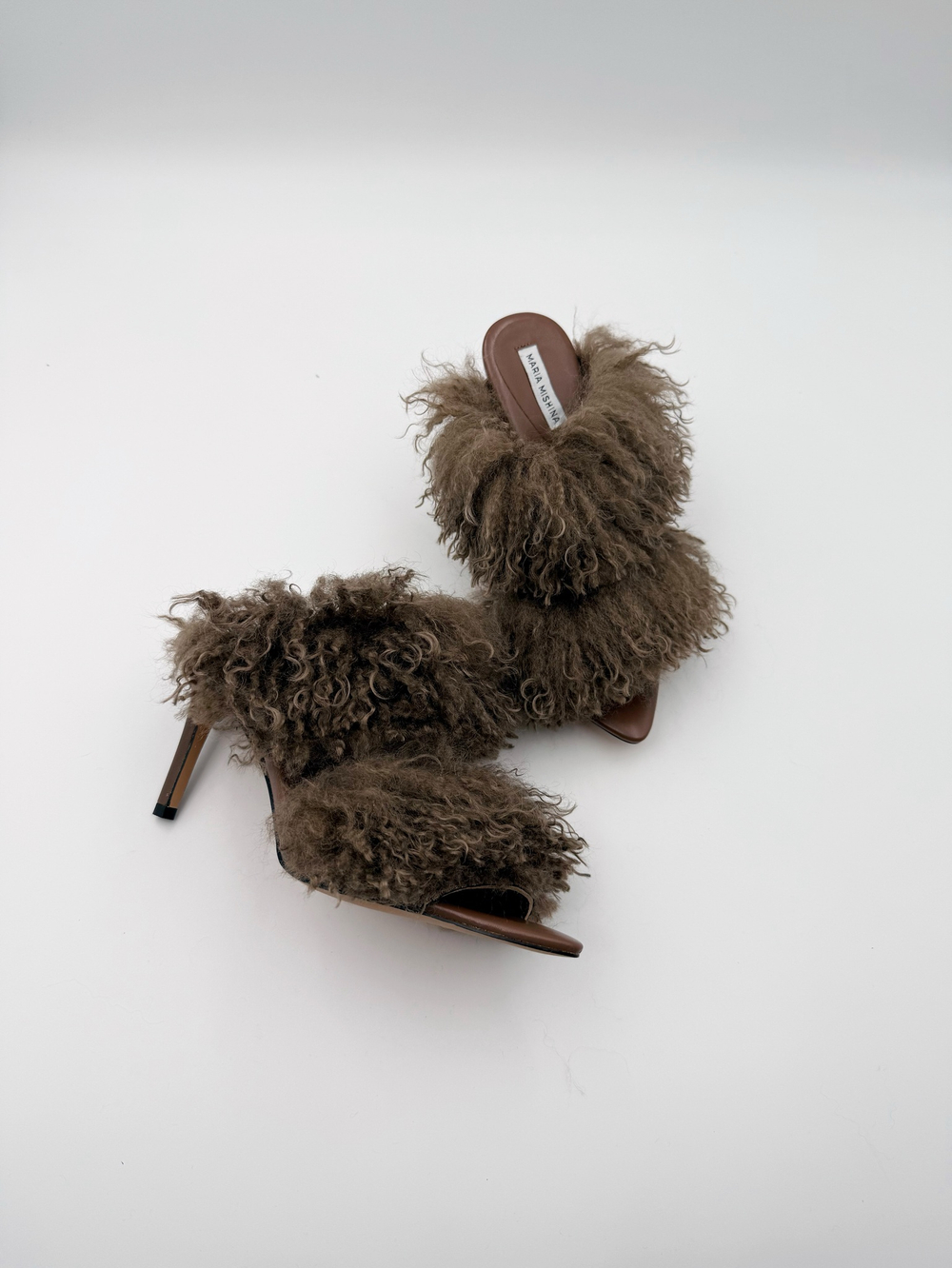 Босоножки FUR BROWN