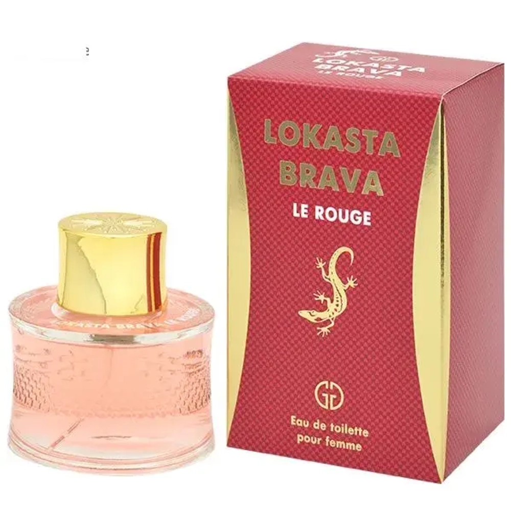 Туалетная вода для женщин "LOKASTA BRAVA LE ROUGE" 95мл Россия