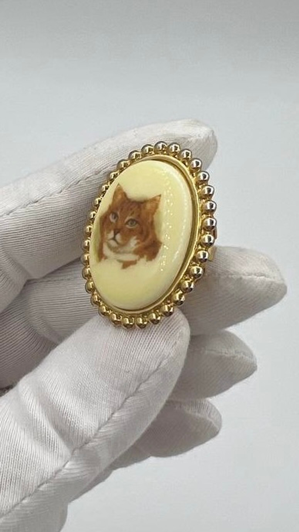 Накладка на пуговицу Кот NONY