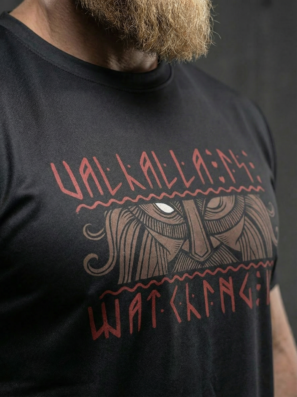 Футболка тренировочная мужская LEGENDA Вальхалла черная