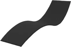 Матрас для шезлонга Slim черный