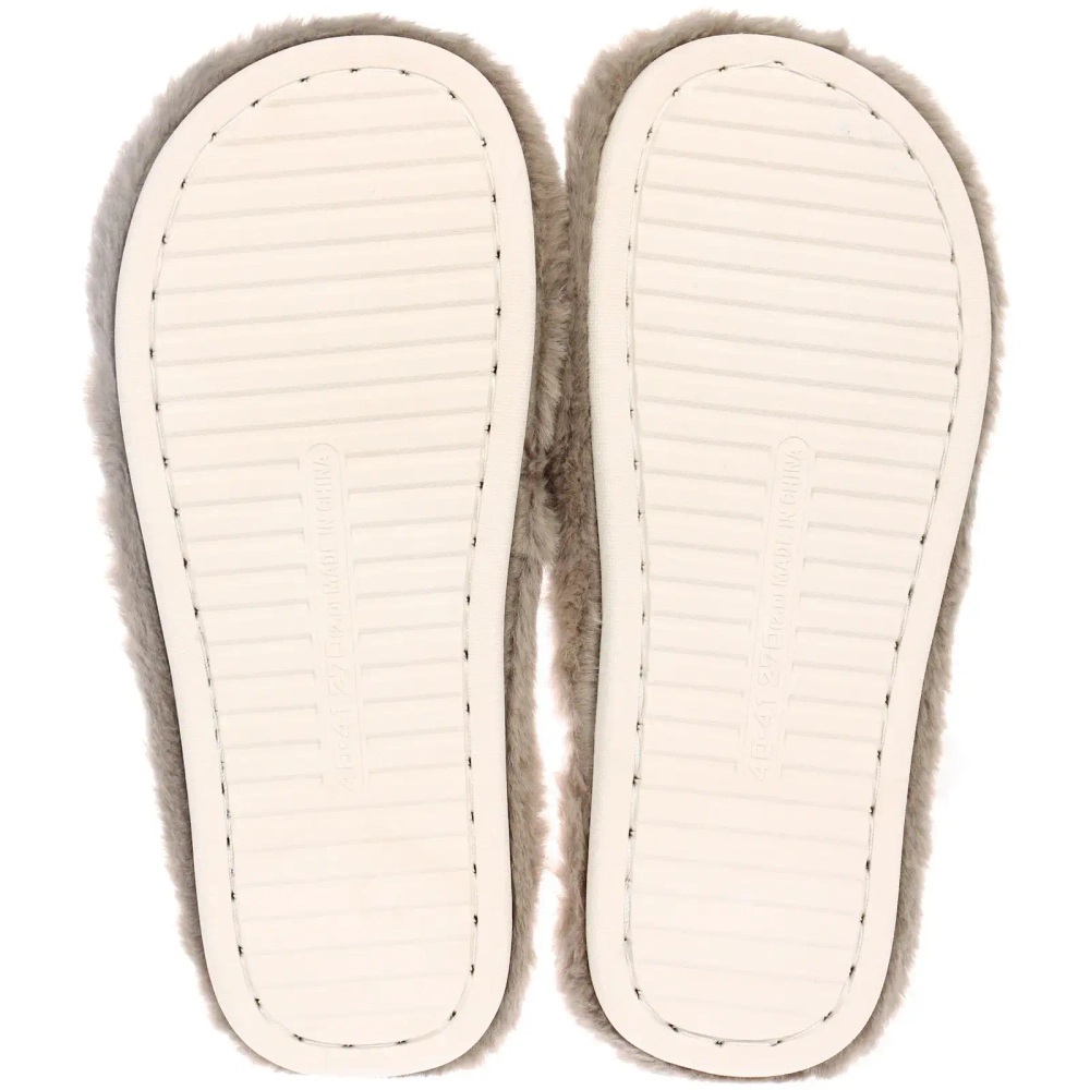 Тапочки женские домашние «HOME», цвет капучино, р-р 40-41