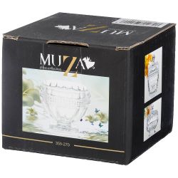 СОЛОНКА 25 МЛ. 6*6 СМ. ВЫСОТА=5.5 СМ. КОЛЛЕКЦИЯ "MUZA" (КОР=96ШТ.)