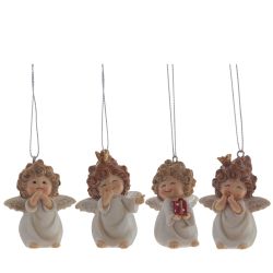 GAEM Фигурка декоративная подвесная"Ангелочек", L4,5 W3 H6,5 см, 4в.