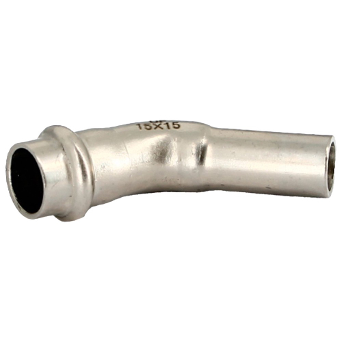 Угол-вставка Uni-Fitt 45гр. пресс 22, нерж. ст.