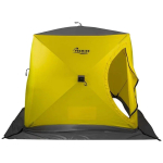Палатка зимняя утепленная Premier Fishing Куб-2 желтый/серый (PR-WFSCI-180YG)