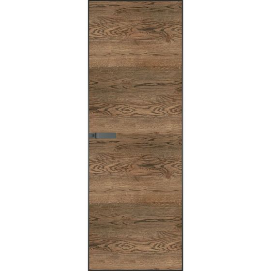 Скрытая алюминиевая дверь Invisible 1AGN орех