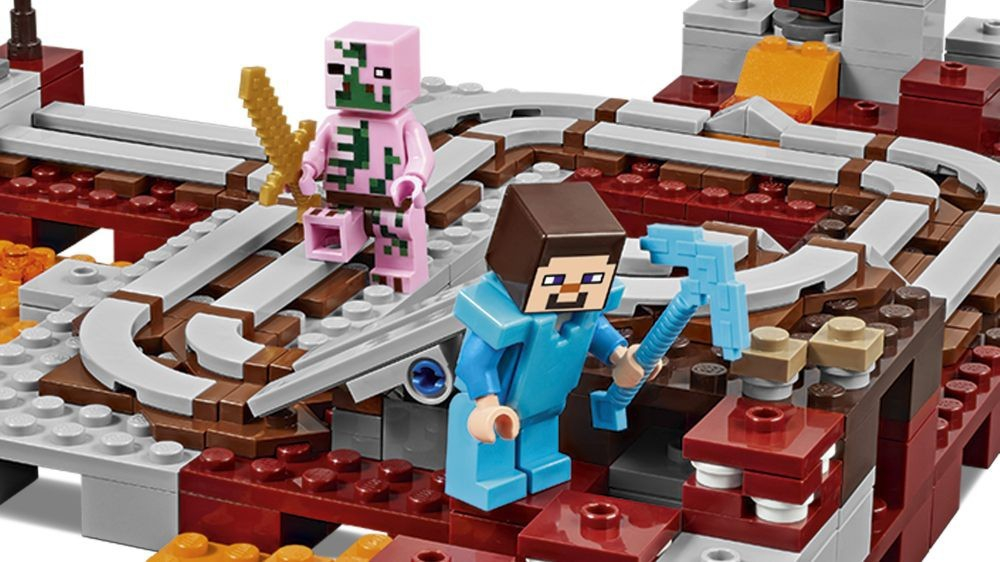 LEGO Minecraft: Подземная железная дорога 21130 — The Nether Railway — Лего Майнкрафт