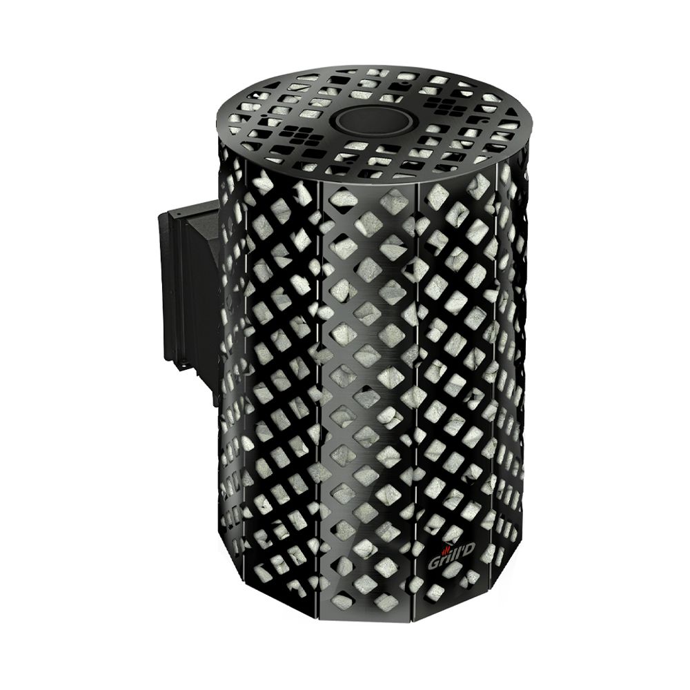 Дровяная банная печь Grill'D Violet Romb Long Window Max