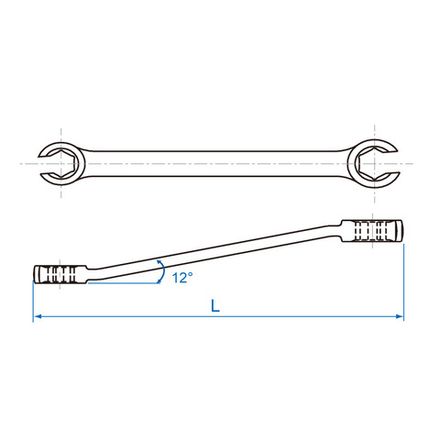 Цена на KING TONY (19300810) Ключ разрезной 8х10 мм