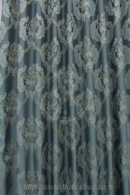 Штора для гостиной: Сильвана (S067-2) - 200х260 см. - голубой