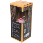 Ваза стеклянная 26см «Розочка» 3 деколи D43267/01