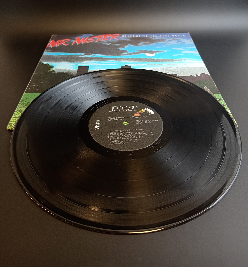 LP Mr Mister - Welcome To The Real World. Виниловая пластинка 12 дюймов New York, USA 1985 год