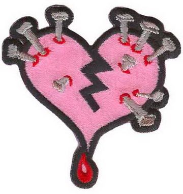 Нашивка Израненное сердце