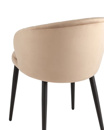 Стул Lastura велюр капучино