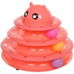 Интерактивная игрушка для кошки «Инопланетянин» 25*19см цвет розовый Ultramarine