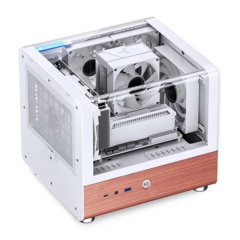 Корпус JONSBO TK-0, mini-ITX, micro-ATX, белый (без БП)