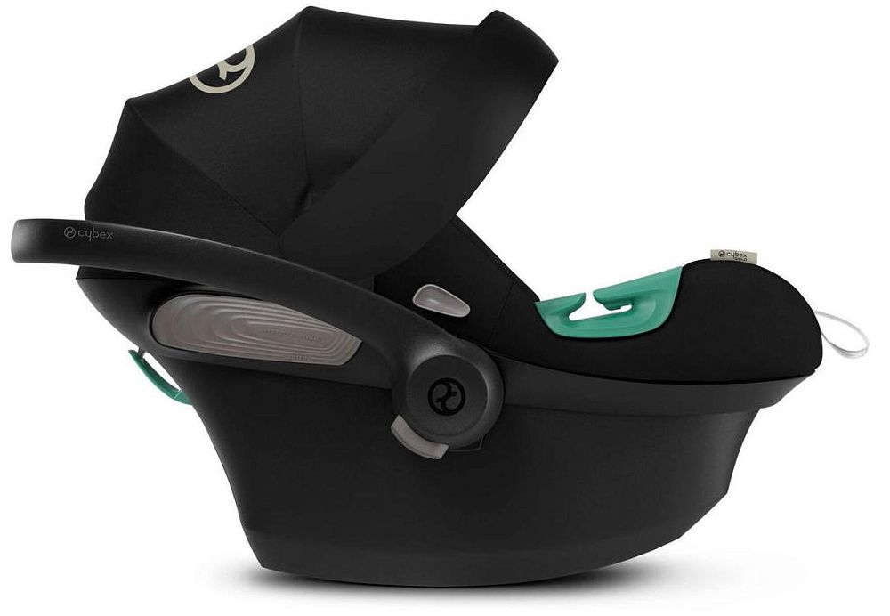 Коляска Cybex Priam IV Rosegold complete Aton S2 Moon Black Base One 4 в 1 Mirage Grey