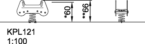 Пружина с двумя сиденьями, Цвета Лайм