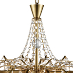 8243/8 CLASSI LN26 086 латунь металл/хрусталь Люстра подвесная E14 8*40W 220V KRISTINA