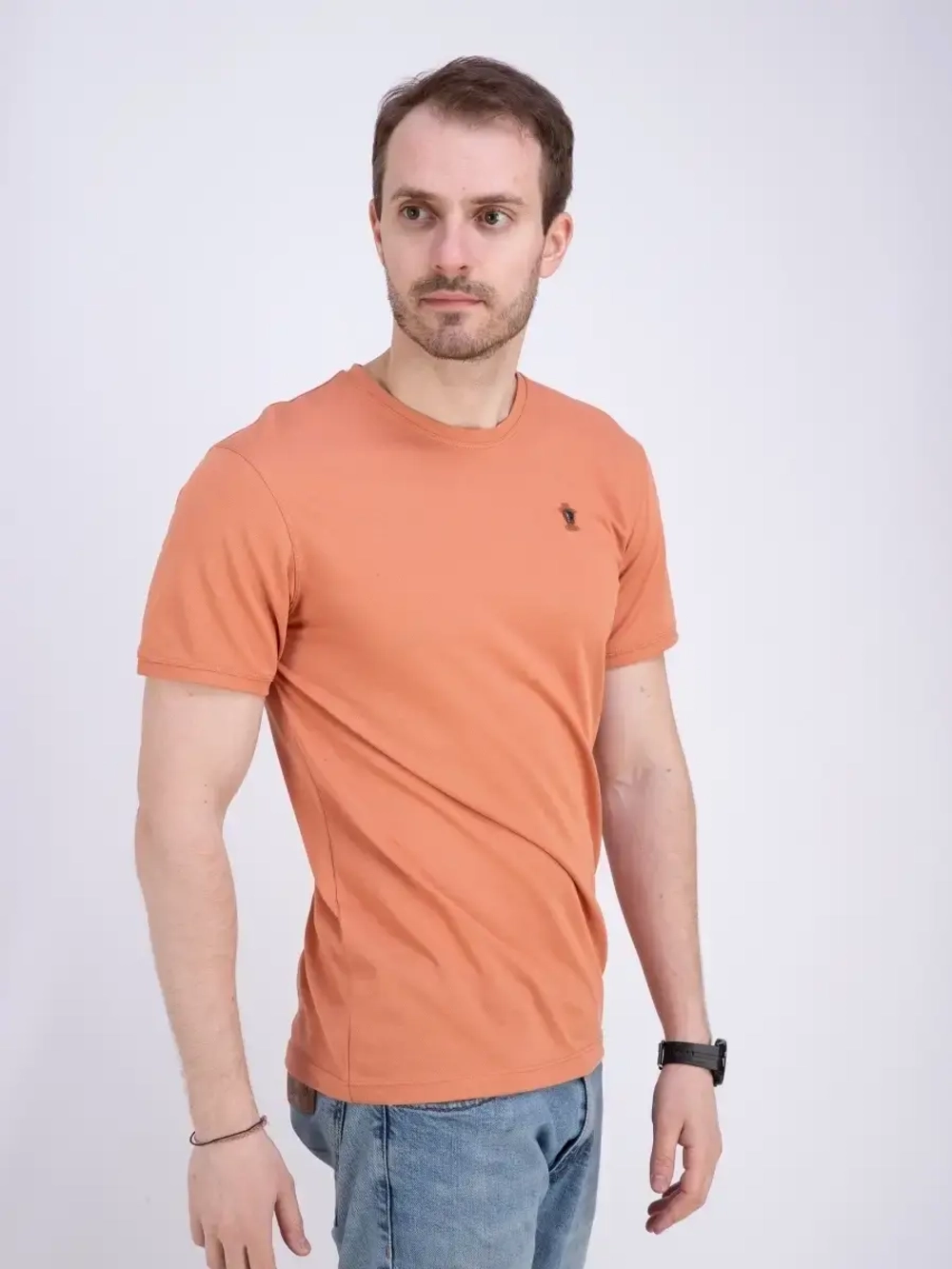 Футболка мужская Турция однотонная