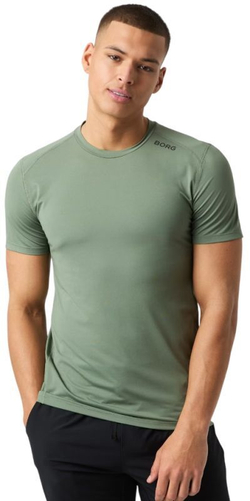 Мужская теннисная футболка Björn Borg Athletic - зеленый