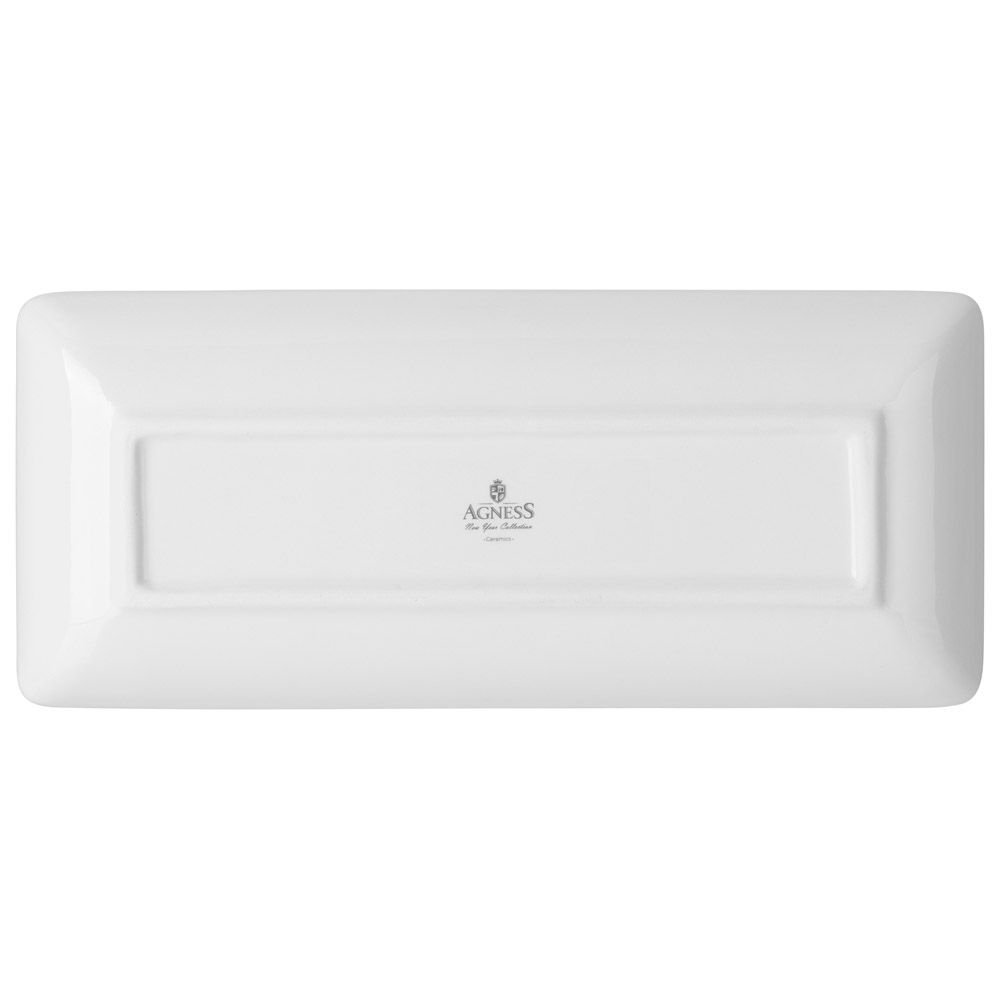 БЛЮДО СЕРВИРОВОЧНОЕ AGNESS "С НОВЫМ ГОДОМ!" 28*12*3 СМ