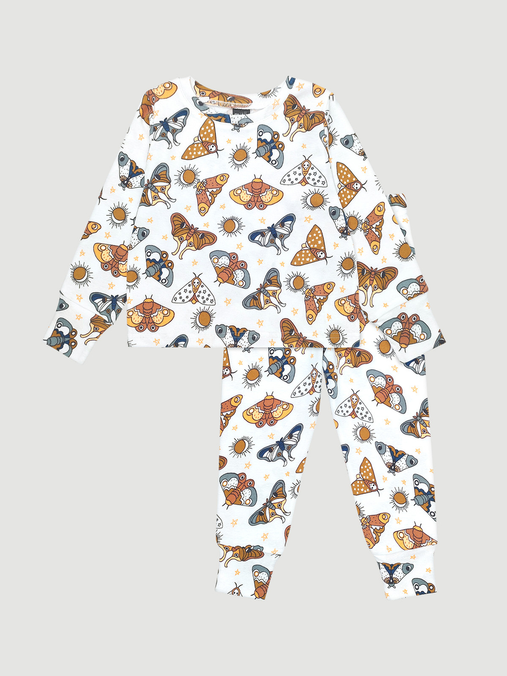 Пижама Mjölk Бабочки, на манжетах