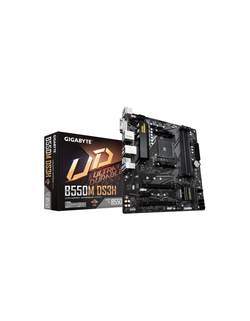 GIGABYTE B550M DS3H, AM4, B550, 4*DDR4, 4*SATA, 2*M.2, 4*USB 3.2, 4*USB 2.0, 2*PCIx16, 1*PCIx1, HDMI+DVI, mATX