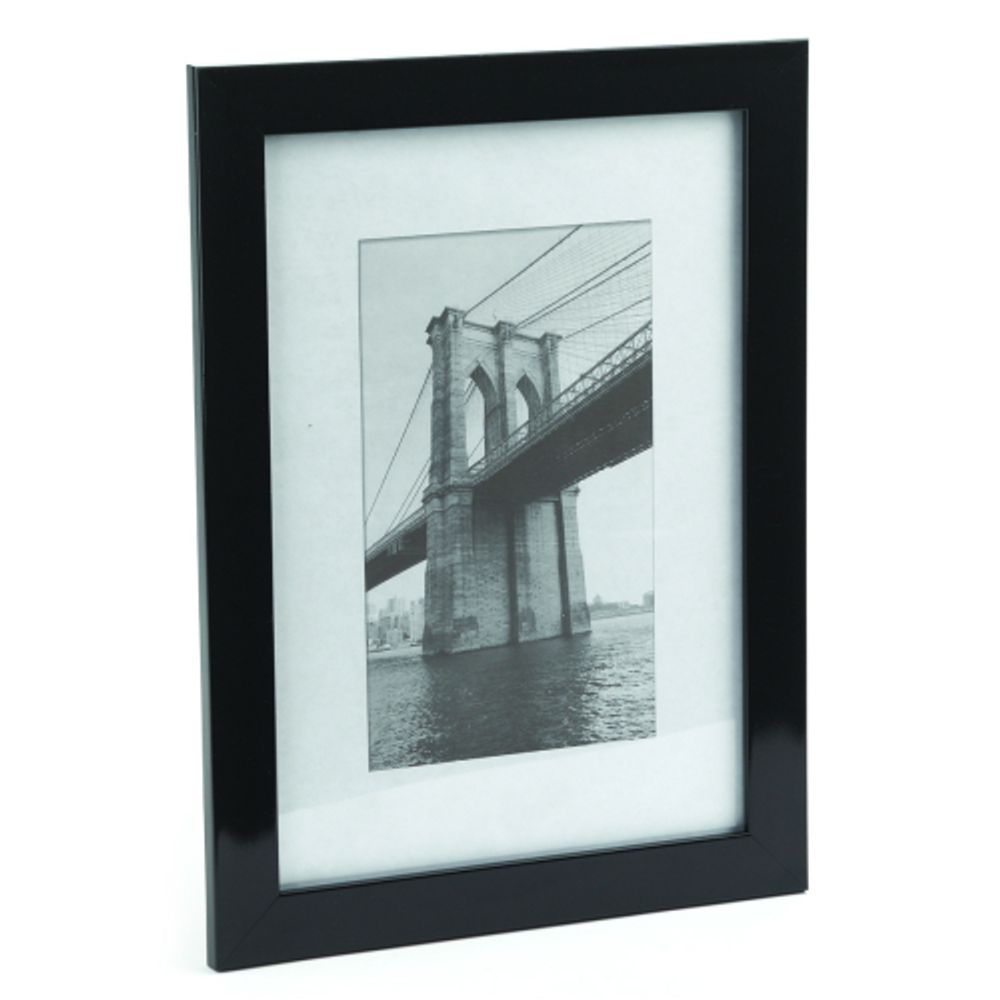 Фоторамка Image Art 601 30х40 пластиковая со стеклом чёрная