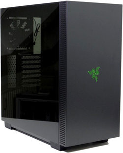 Корпус Razer Tomahawk A1 mATX, E-ATX, Mini-ITX, ATX, Midi-Tower, без БП, с окном, подсветка, 2xUSB 3.0, Audio, USB Type-C RTL