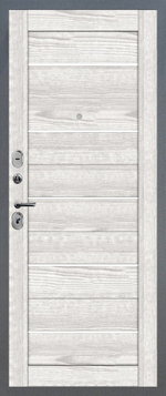 Входная дверь FlyDoors АРКАН 800*2000 Ривьера Айс